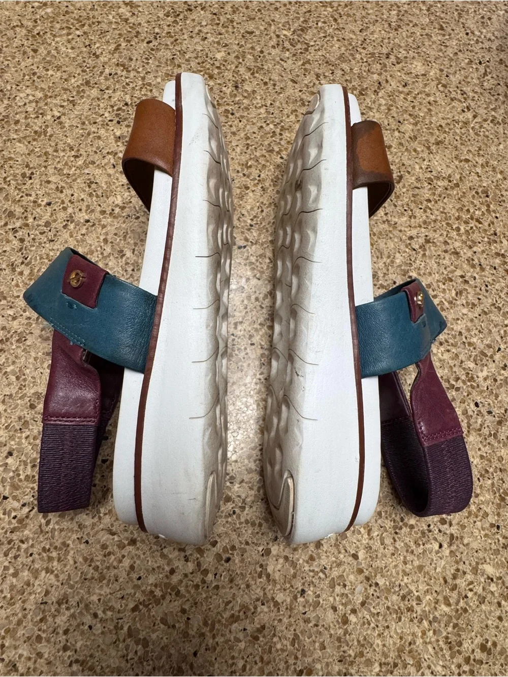 Cole Haan ZeroGrand Women’s Casual Multi-Color Leather Slingback Sandals